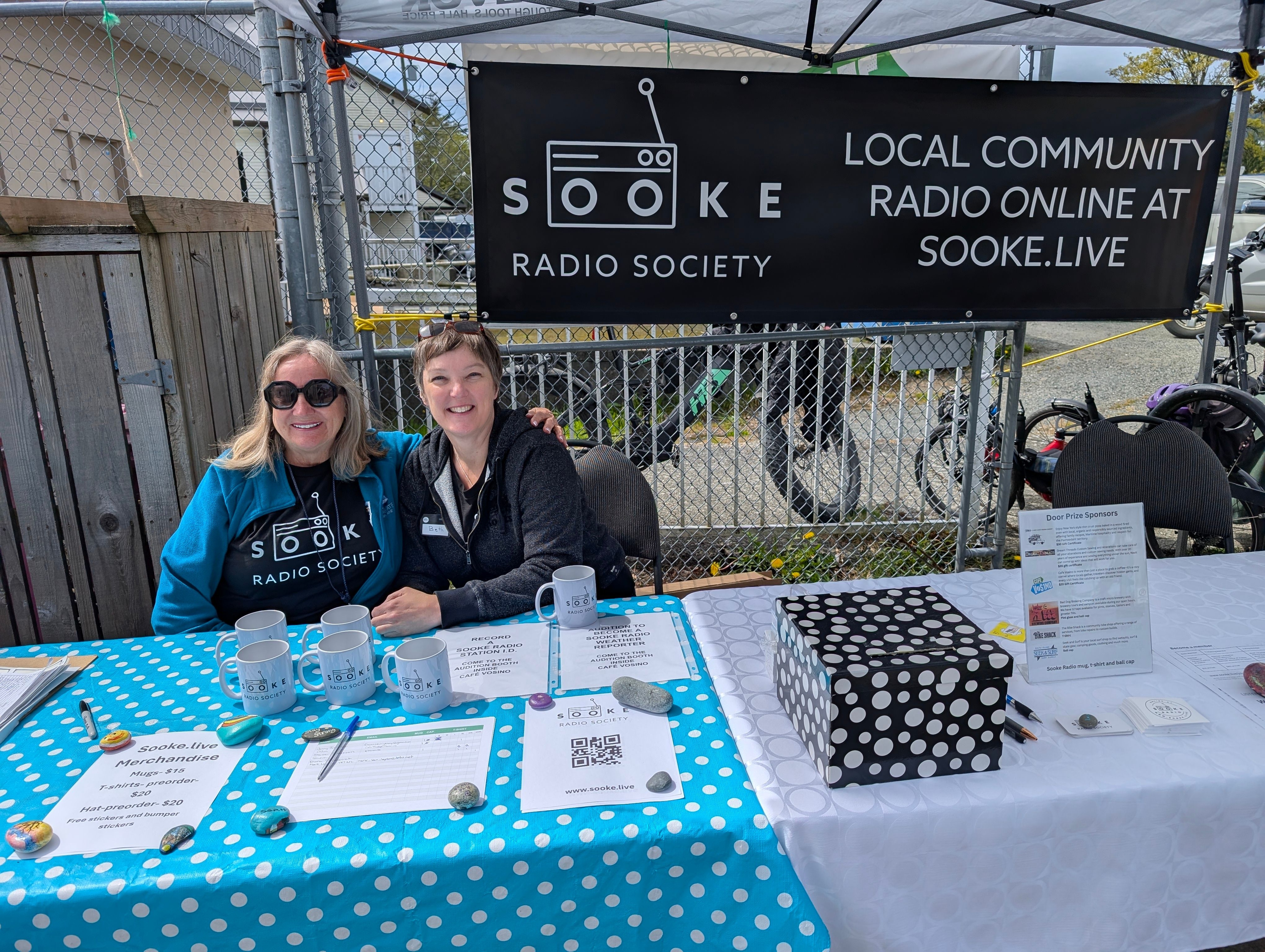 Amazing volunteers running the info booth